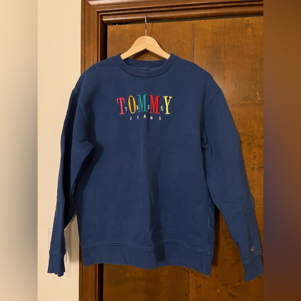 Tommy Hilfiger Men's Navy Crewneck Sweater
